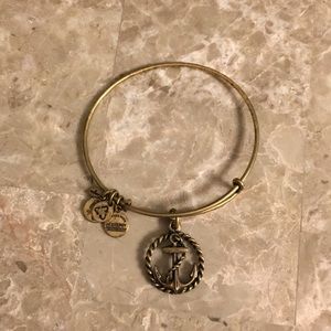 Alex and Ani anchor charm bracelet